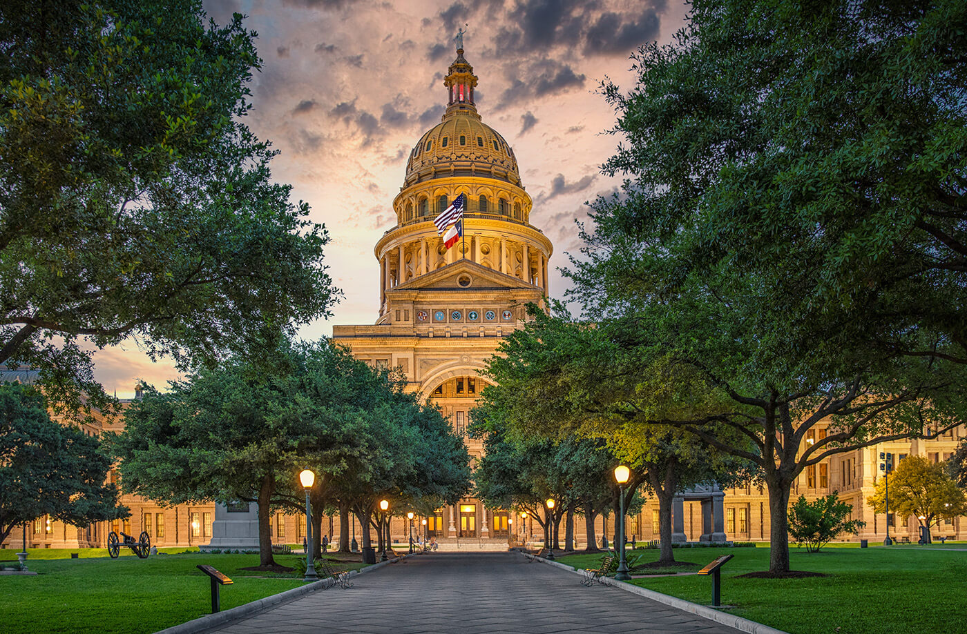 Texas' Capital Building located in Austin