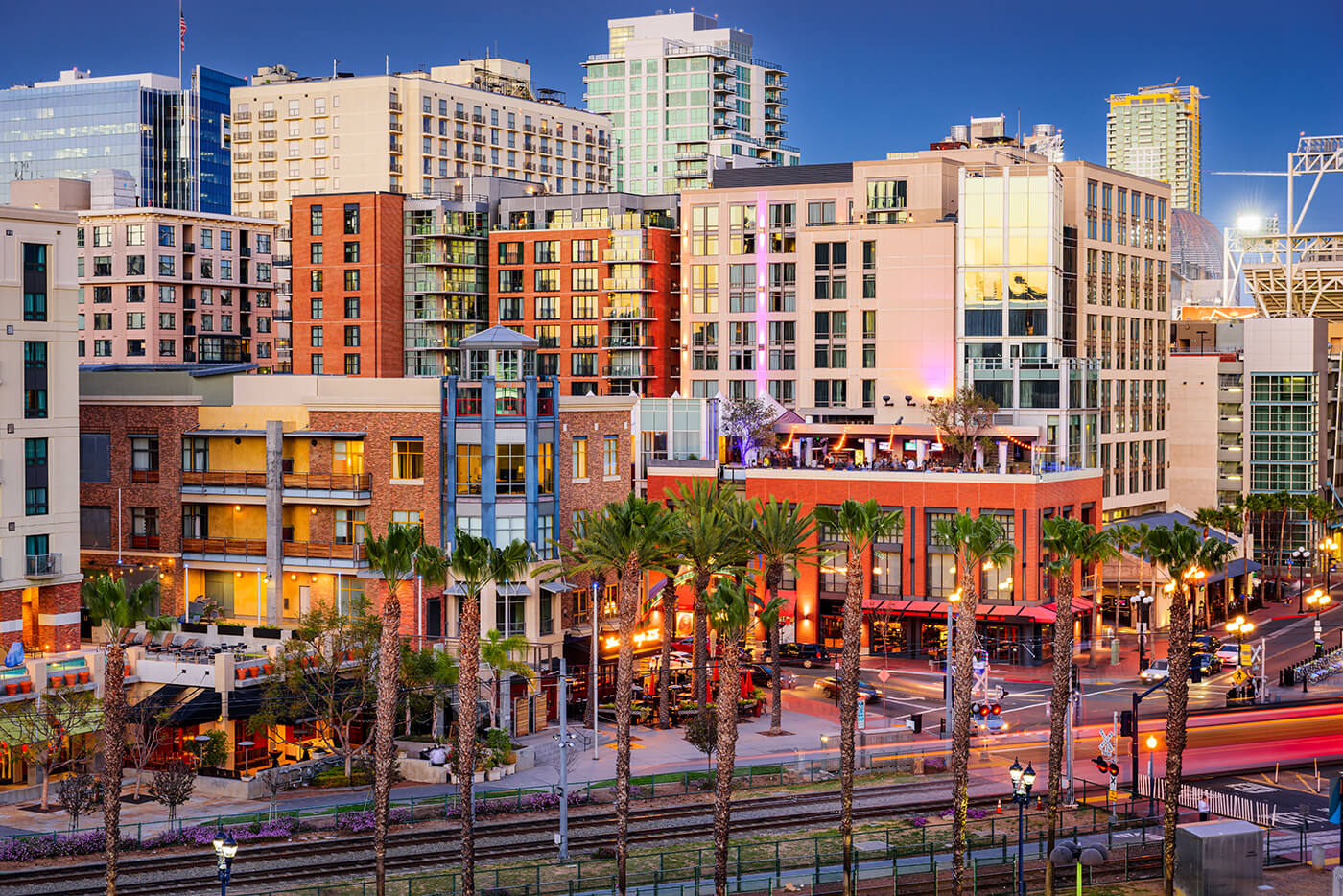 San Diego's cityscape boasts striking buildings
