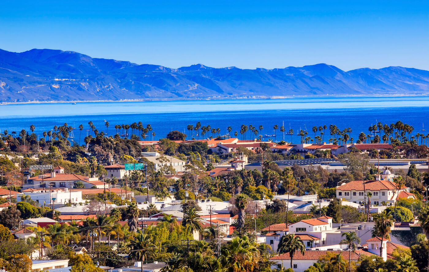 Santa Barbara's city view